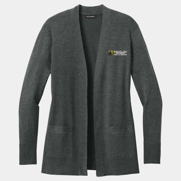 Women's Wheatland Title Open Front Cardigan Sweater Thumbnail